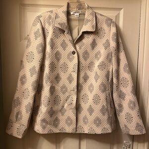 Raphael Cream Blazer, Never Worn, Tags Attached, Size 16